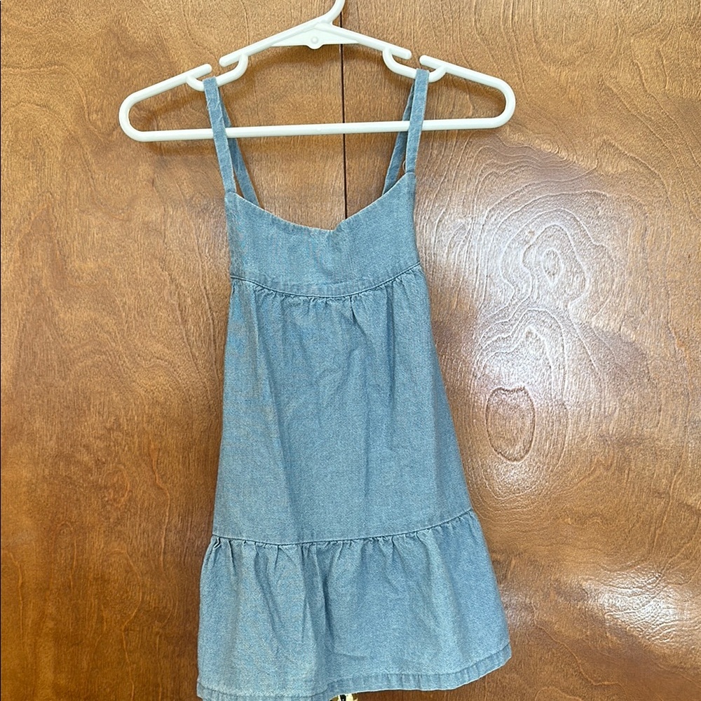Carter's denim Tiered flowy shirt- new with tags 6/6x